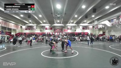 144 lbs 1st Place Match - Moses Mendoza, Gilroy vs James Otuhiva, Palo Alto Hs