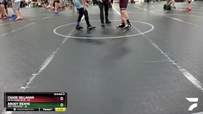 110 lbs Round 6 (8 Team) - Chase Gillahan, PA Alliance Blue vs Brody Reams, Mat Troopers