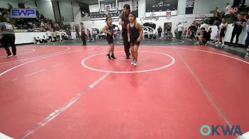 83 lbs Quarterfinal - Chris Tsosie, Claremore Wrestling Club vs Braylie Calcote, Tahlequah Wrestling Club