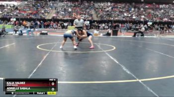 107 lbs Cons. Round 2 - Kalia Valdez, Bend Senior vs Adrielle Sabala, Chiawana