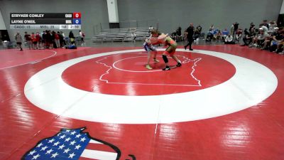 215 lbs Stryker Conley, California Gold vs Layne O'Neil, Team Michigan Blue
