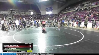 74-77 lbs Round 2 - Jaelyn Anderson, Nebraska Wrestling Academy vs Layla Flowers, Wrecking Crew Wrestling Club