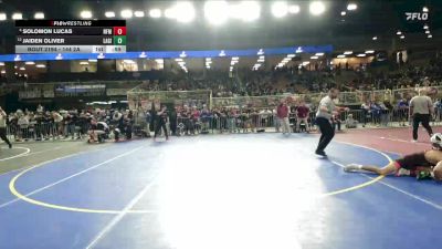 144 2A Quarterfinal - Jaiden Oliver, Lake Gibson vs Solomon Lucas, North Ft Myers