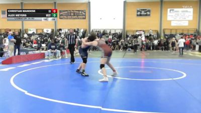 175 lbs Consi Of 16 #2 - Christian Mandese, East Greenwich vs Alex Meyers, Westerly