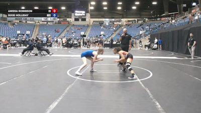 110 lbs Quarterfinal - Anissa Robinson, Friends University vs Dixie Holliday, Murray State