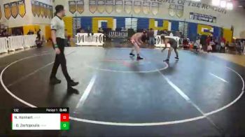 132 lbs 3rd Place Match - Demetri Zertopoulis, Palmetto Ridge vs Nathan Honhart, Sarasota