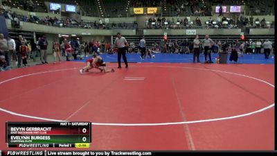 70 lbs Round 3 - Bevyn Gerbracht, East Buchanan Mat Club vs Evelynn Burgess, Chippewa Elite