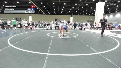 155 lbs Cons. Semis - Layla Hines vs Sofia Vaca, Crutchmer Wrestling