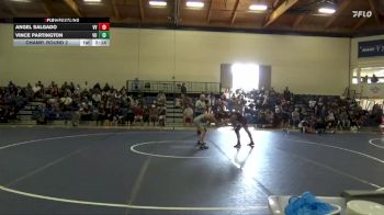 149 lbs Champ. Round 2 - Angel Salgado, Victor Valley College vs Vince Partington, Vanguard