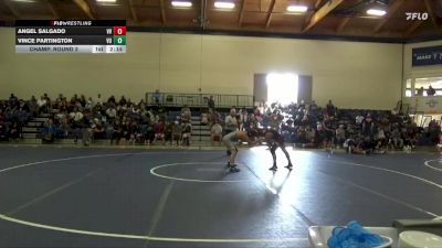 149 lbs Champ. Round 2 - Angel Salgado, Victor Valley College vs Vince Partington, Vanguard