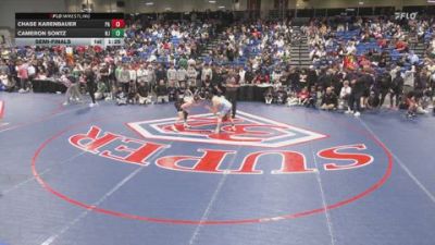 120 lbs Semifinal - Chase Karenbauer, PA vs Cameron Sontz, NJ