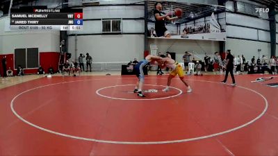 92 kg Cons. Round 1 - Samuel McEnelly, Viking RTC vs Jared Thiry, Jackrabbit Wrestling Club