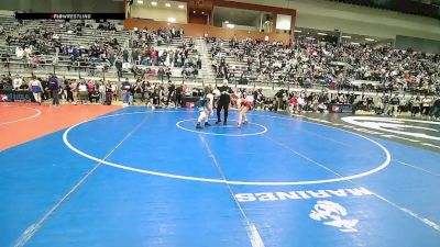 U20 Women - 57 lbs Cons. Semis - Zao Estrada, SC vs Kaidance Gerg, ID