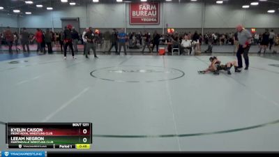 70 lbs Quarterfinal - Leeam Negron, Martinsville Wrestling Club vs Kyelin Caison, Front Royal Wrestling Club