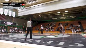 141 lbs Ethan Mitchell, Cleveland State vs Dominic Hargrove, George Mason