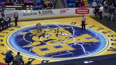 117 lbs Round Of 32 - Kolton Komisarski, Wattsburg vs Noah Hicks, South Williamsport