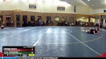 132 lbs 1st Place Match - Phoebe Dowty, Indian Creek Wrestling Club vs Kyra Tomlinson, Indiana Girls Wrestling IGNITES