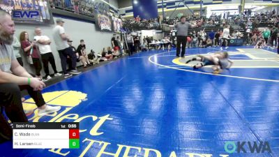 46-49 lbs Semifinal - Caleb Wade, Blanchard Wrestling Club vs Hunter Larsen, Blue Devil Wrestling