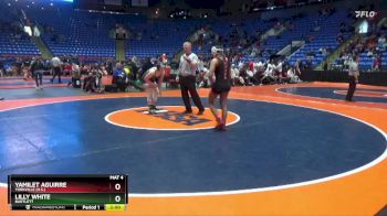 125 lbs Cons. Semi - Yamilet Aguirre, Yorkville (H.S.) vs Lilly White, Bartlett