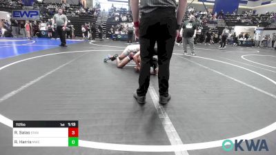 112 lbs Round Of 16 - Robert Salas, Standfast OKC vs Rhylen Harris, Midwest City Bombers