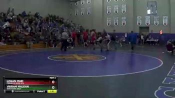 113 lbs Cons. Round 2 - Vikram Malkan, Waukesha West vs Logan Maki, Franklin Road Aca.