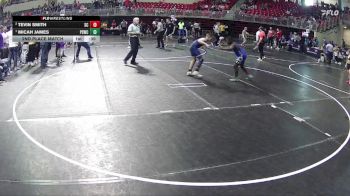 105 lbs 2nd Place Match - Micah James, Ponca Spears Wrestling Club vs Tevin Smith, Sherman Challengers