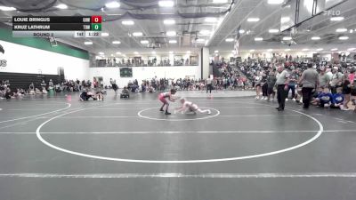 55 lbs Round 2 - Louie Bringus, Greater Heights Wrestling vs Kruz Lathrum, The Best Wrestler