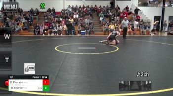 157 lbs Champ. Round 1 - David Connor, Thomas More vs Breagan Pearson, West Liberty