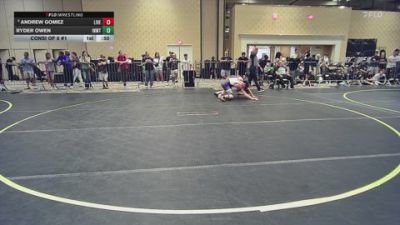 144 lbs Consi Of 8 #1 - Andrew Gomez, Livermore Elite WC vs Ryder Owen, Inwtc