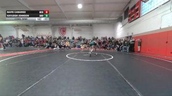 110 lbs Cons. Semi - Kayleigh Johnson, Green River vs Maite Camargo, Meeker