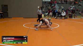 128 lbs 7th Place Match - Joe Mooneyham, Hoover vs Andy Maroyka, St. John Paul II