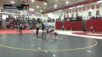 126 lbs Quarterfinal - Hunter Schroeder, Northeast Community vs Victor Jackson, Fulton (H.S.)