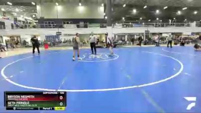 106 lbs Semifinal - Bryson Nesmith, Dinwiddie Mat Rats vs Seth Pringle, Great Neck Wrestling Club