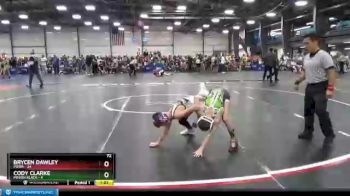 72 lbs Round 1 - Brycen Dawley, POWA vs Cody Clarke, Minion Black