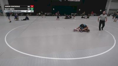 106 lbs Cons. Sub-semis - Aaron Contreras, Legacy Wrestling Center vs Riley Smith, Tiger Wrestling Club
