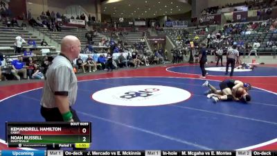 6A 157 lbs Semifinal - Noah Russell, Fayetteville vs Kemandrell Hamilton, Cabot