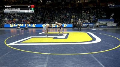 184 lbs Semifinal - Aj Heeg, Northern Colorado vs Marcus Murabito, North Carolina