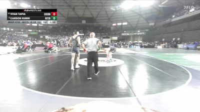 Boys 1B/2B 150 Cons. Round 5 - Carson Kubik, Lind-Ritzville vs Titan Tapia, Jenkins (Chewelah)