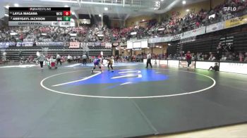 135 lbs Quarterfinal - Abbygayl Jackson, Oakley HS vs Layla Magana, WaKeeney-Trego Community HS/Quinter HS