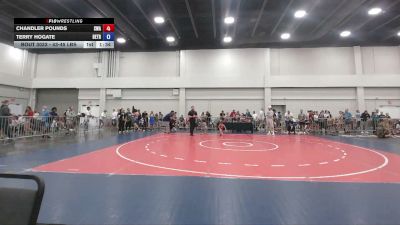 43-45 lbs Champ. Round 1 - Chandler Pounds, Slate Wrestling Academy vs Terry Hogate, Beebe Trained