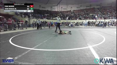 49 lbs Consi Of 4 - Finn Morse, Sallisaw Takedown Club vs Jose Rosas Jr., OKC Saints Wrestling