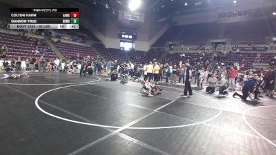 98 lbs Champ. Rd Of 16 - Gannon True, Bear Cave Wrestling Club vs Colton Hahn, Golden Eagle Wrestling Club