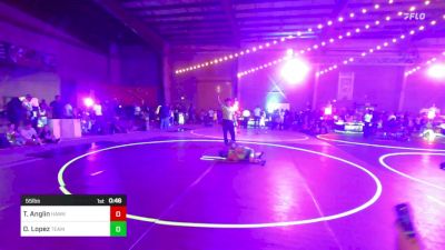 55 lbs Quarterfinal - Traesyn Anglin, Hawks WC vs Dezmon Lopez, Team Garcia