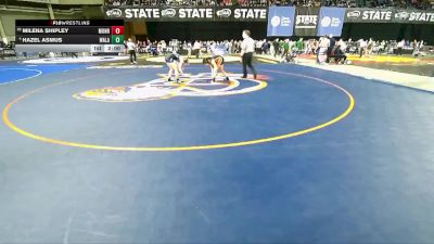 Girls 3A 115 lbs Champ. Round 1 - Milena Shipley, Monroe (Girls) vs Hazel Asmus, Walla Walla (Girls)