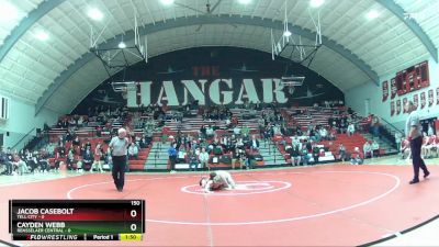 150 lbs Placement (16 Team) - Jacob Casebolt, Tell City vs Cayden Webb, Rensselaer Central