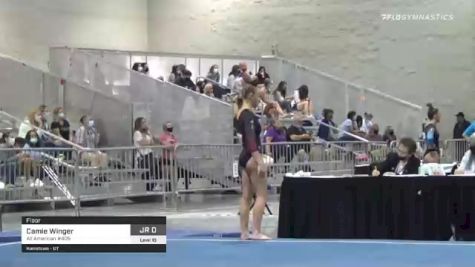 Camie Winger - Floor, All American #405 - 2021 USA Gymnastics Development Program National Championships