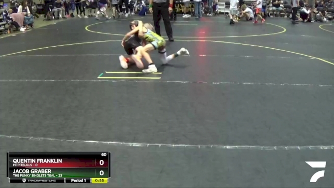 60 lbs Round 4 (6 Team) - Jacob Graber, The Funky Singlets Teal vs ...