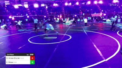 190 lbs 3rd Place - David Grose Bryner, Colorado Bad Boys vs Carson Shaw, Summit WC