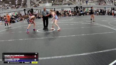 114 lbs Semis (4 Team) - Madelyn Carmichael, Validus WC vs Vivianne Moyer, Team Diamond Fish