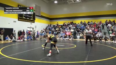 130 lbs 3rd Place Match - Dakota Hatchel, Vinton-Shellsburg vs Melanie Kenworthy, Northeast